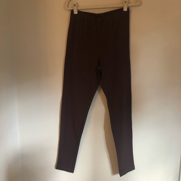ROAMAN’S elastic waistband brown leggings plus size medium tall 14/16 - Picture 5 of 6